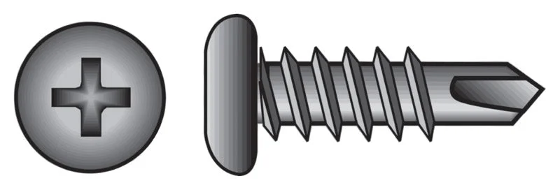 Screws with Phillips Heads for Power Tools-Stallion No. 7  S X 7/16 in. L Phillips Zinc-Plated Screws 5 lb (Pack of 6).