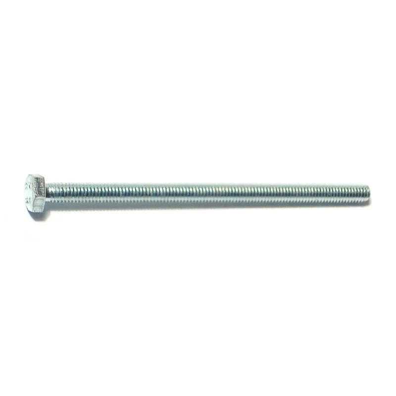 Bolts for Automotive Repairs-6mm-1.0 x 100mm Zinc Plated Class 8.8 Steel Coarse Full Thread Hex Bolts