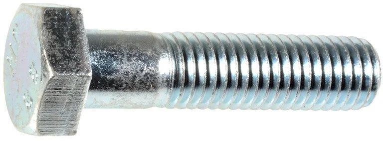 Screws for Installing Flooring-Auveco # 14445 DIN 931, 12 X 50mm Cap Screw Zinc. Qty 10.