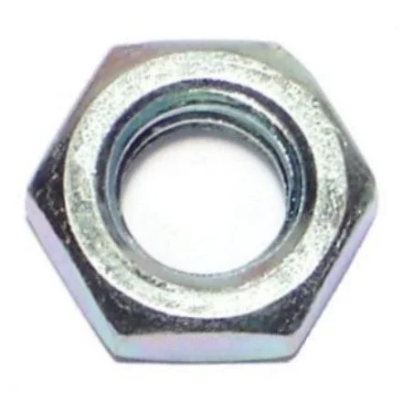 Nuts for Fixing Heavy Machinery in Place-5/16"-18 x 9/16" Zinc Plated Steel Coarse Thread Hex Jam Nuts