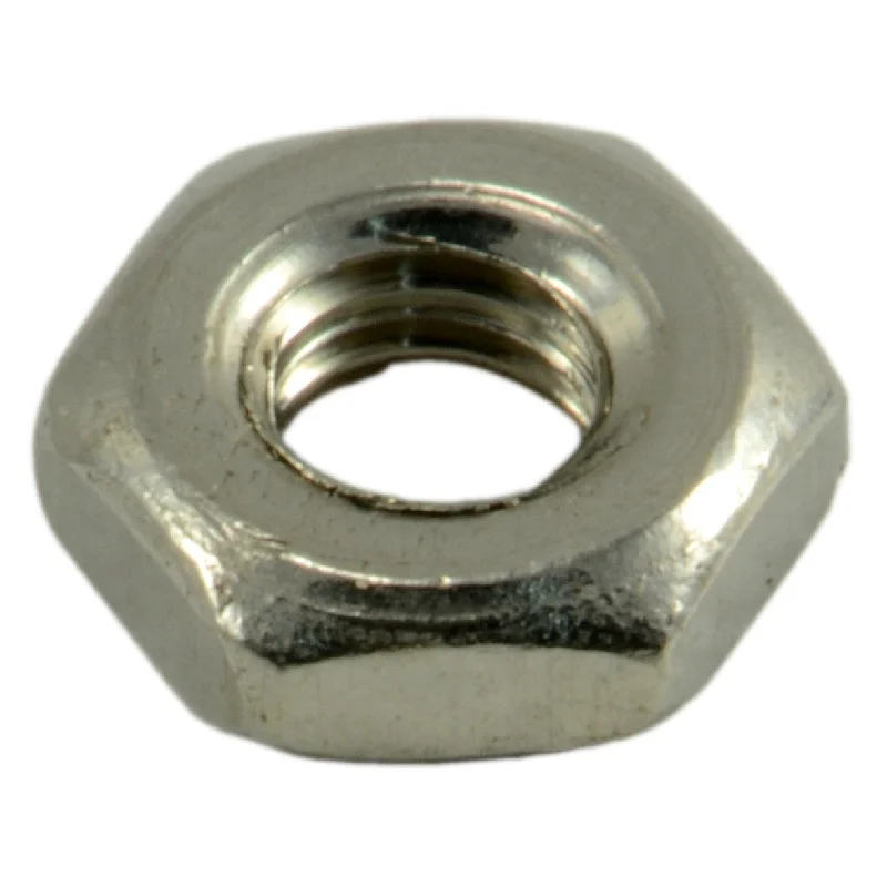 Nuts for Installing Large Fixtures and Fittings-#3-48 18-8 Stainless Steel Coarse Thread Hex Nuts (24 pcs.)