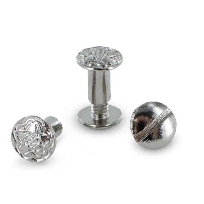 Screws for Outdoor Furniture Assembly-Floral Chicago Screws - 3/8" - 2 Pack