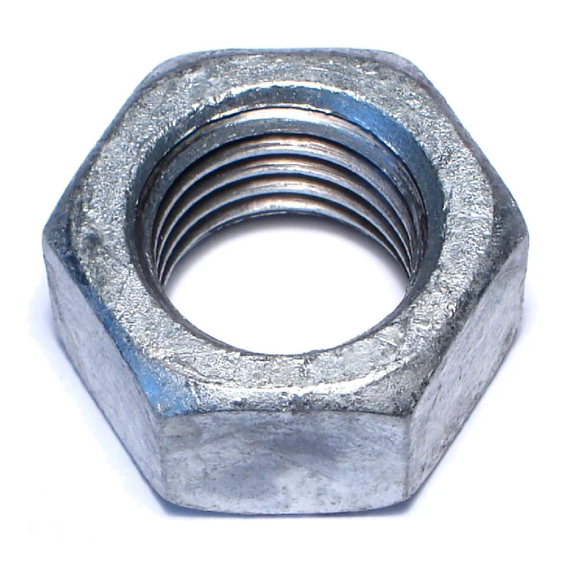 High-Strength Nuts for Structural Connections-7/8"-9 Hot Dip Galvanized Steel Coarse Thread Finished Hex Nuts (25 pcs.)