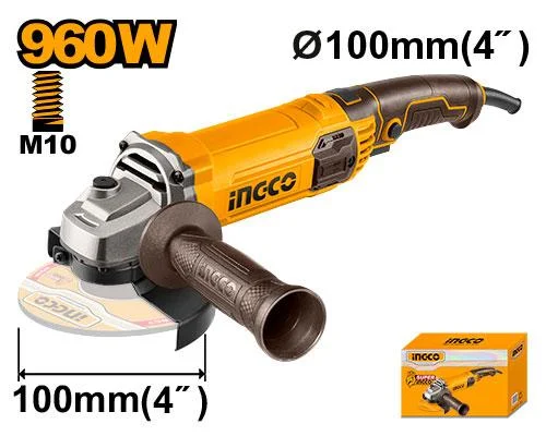 Angle Grinder for Polishing and Finishing Furniture-Ingco Angle grinder 960W AG96082