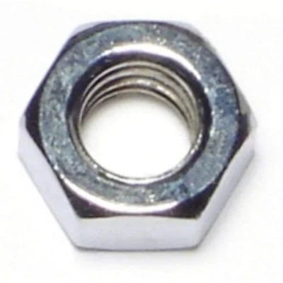 Nuts for Heavy-Duty Construction and Engineering-5/16"-18 Chrome Plated Grade 5 Steel Coarse Thread Hex Nuts