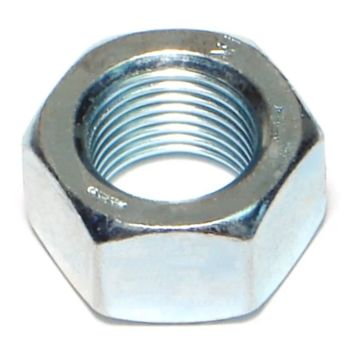 Nuts for Framing Metal Construction Projects-5/8"-18 Zinc Plated Grade 5 Steel Fine Thread Hex Nuts (8 pcs.)