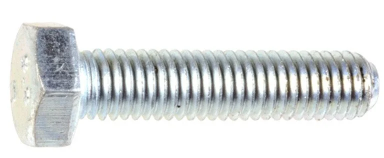 Screws for Mounting Shelves and Racks-Auveco # 14423 DIN 931 Cap Screw 8 X 35 mm Zinc Grade 8.8. Qty 25.