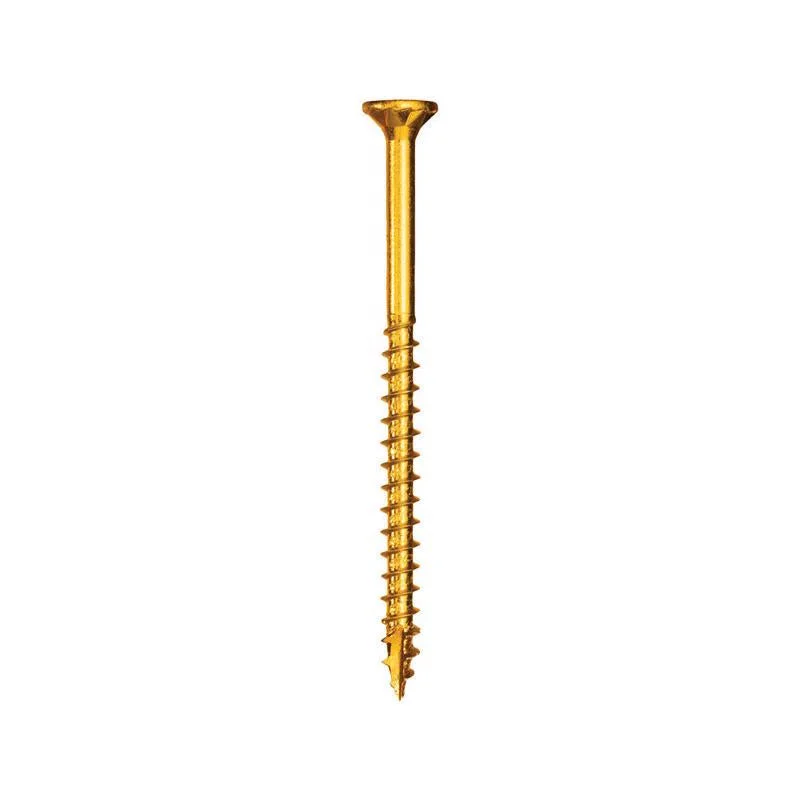 Screws for Installing Flooring-GRK Fasteners R4 No. 8 X 1-1/2 in. L Star Coated W-Cut Multi-Purpose Screws 1000 pk