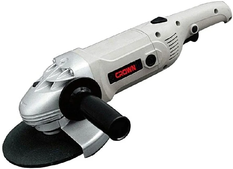 Angle Grinder with Dust Collection System-Crown Angle Grinder 7" 180mm 1300W