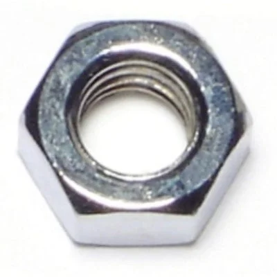 Nuts for Tightening Bolts in Heavy Equipment-5/16"-18 Chrome Plated Grade 5 Steel Coarse Thread Hex Nuts