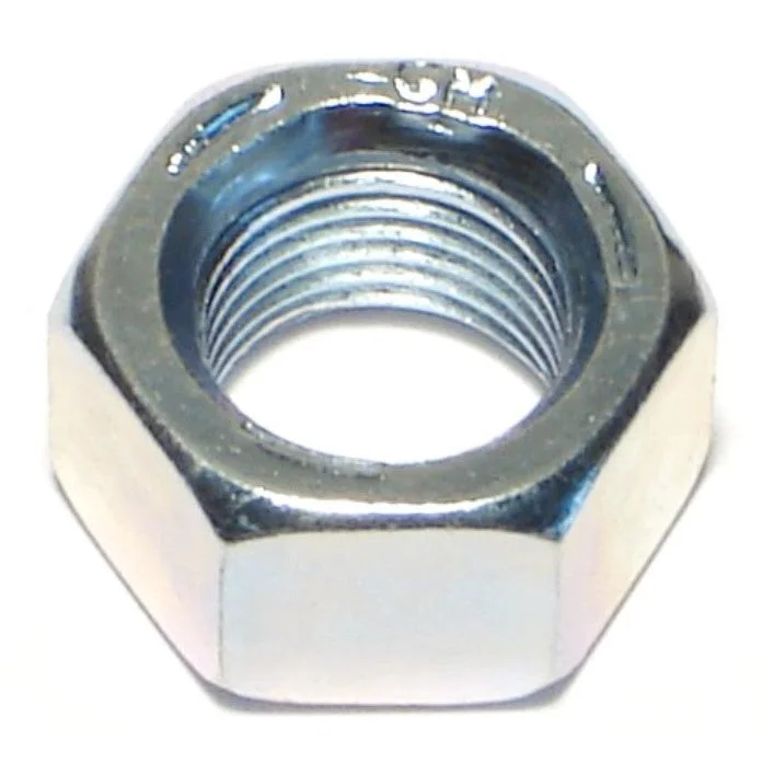 Nuts for Fixing Large Electrical Components-1/2"-20 Zinc Plated Grade 5 Steel Fine Thread Hex Nuts (12 pcs.)