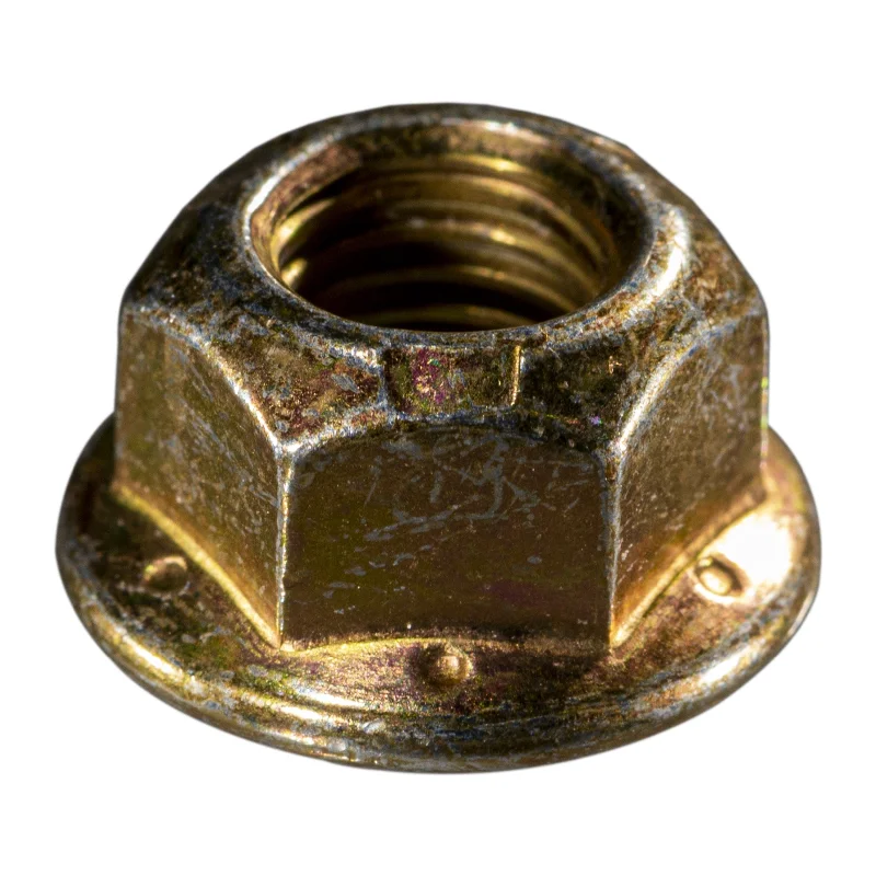 Nuts for Securing Metal Panels to Frames-5/16"-24 Yellow Zinc Plated Grade 8 Steel Fine Thread Hex Nuts