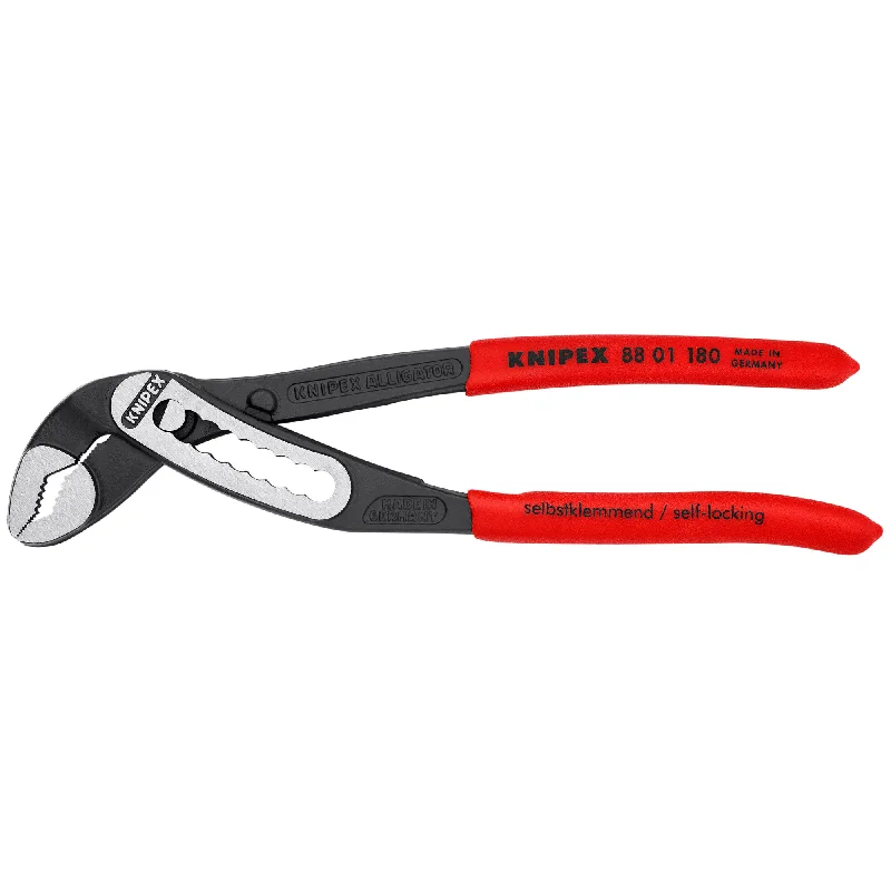 Pliers for Stripping and Twisting Wires-Knipex 88 01 180 SBA 7 1/4" Alligator® Water Pump Pliers