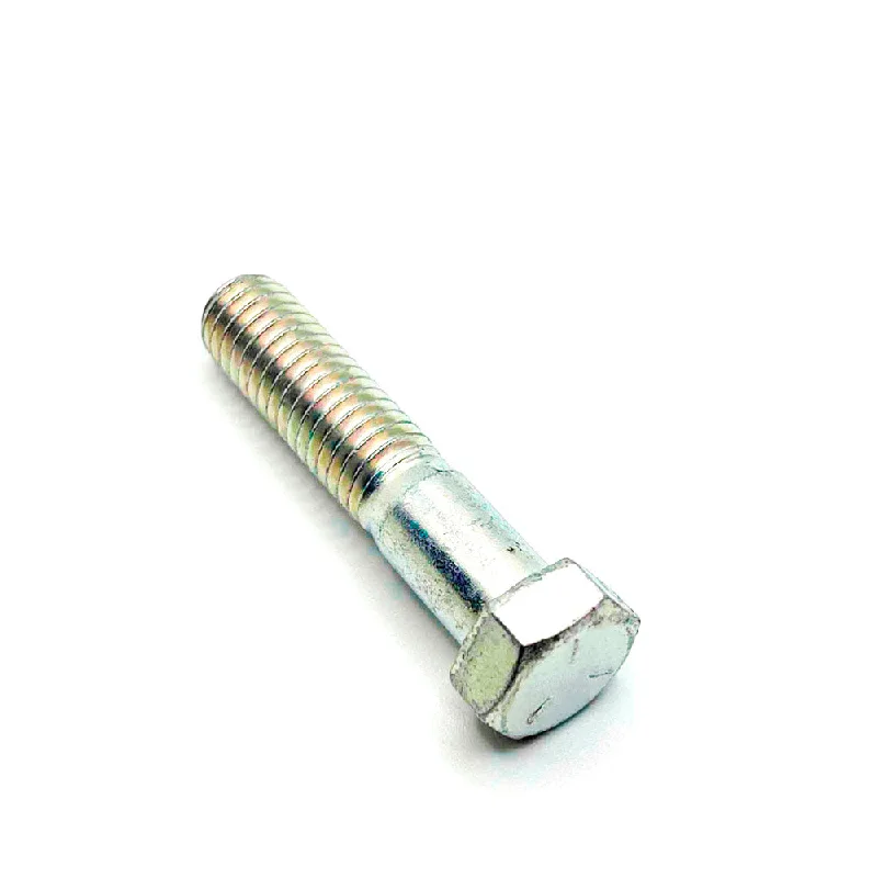 Bolts for Securing Power Tools-7/16-14 x 2in UNC Grade 5 Hex Cap Screw Clear Zinc