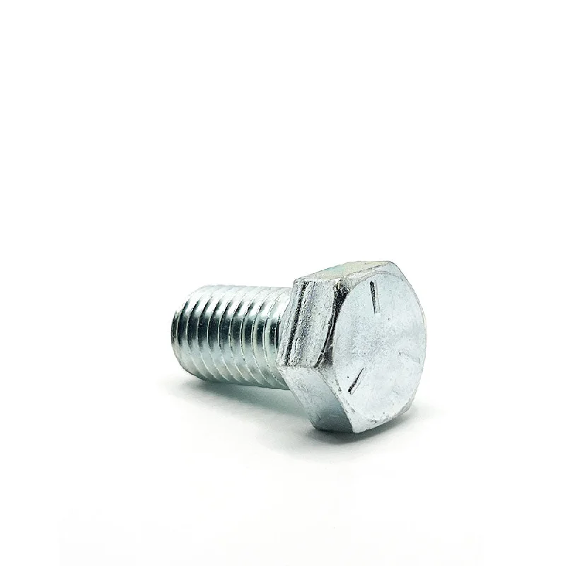 Bolts for Structural Steel Connections-9/16-12 x 1in UNC Grade 5 Hex Cap Screw Clear Zinc