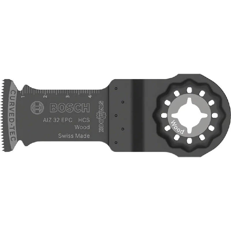 Saw Blades for Multi-Tasking in Home Projects-Bosch Multi Tool Plunge Cutting Blade, Hardwood, Curved-Tec32 x 50 mm