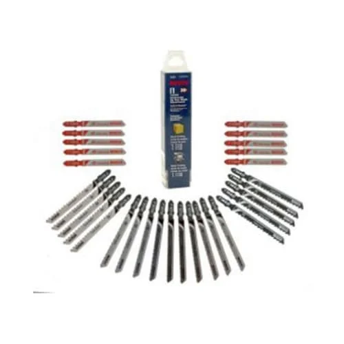 Saw Blades for Cutting Plastic and PVC-Bosch T30C 30 Piece Wood/Metal Jigsaw Blades Set