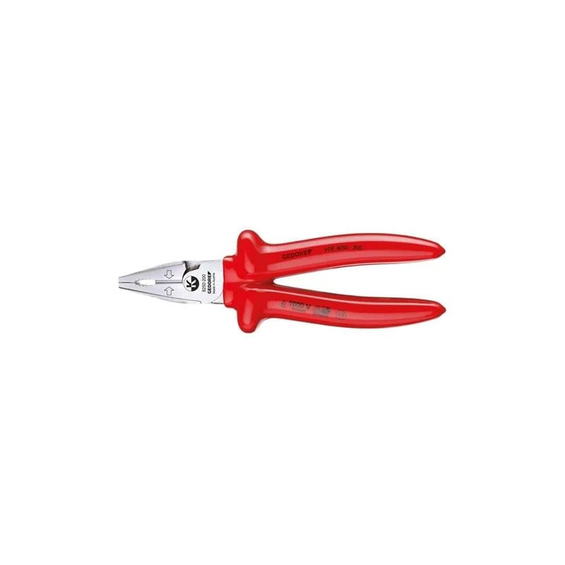 Heavy Duty Pliers for Mechanical Work-Gedore 6720250 VDE Heavy duty combination pliers 200 mm