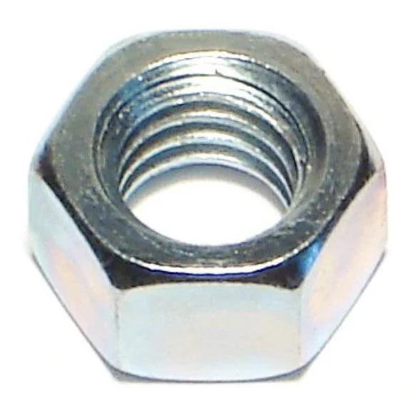 Nuts for Heavy-Duty Machinery Mounting-3/8"-16 Zinc Plated Grade 5 Steel Coarse Thread Hex Nuts