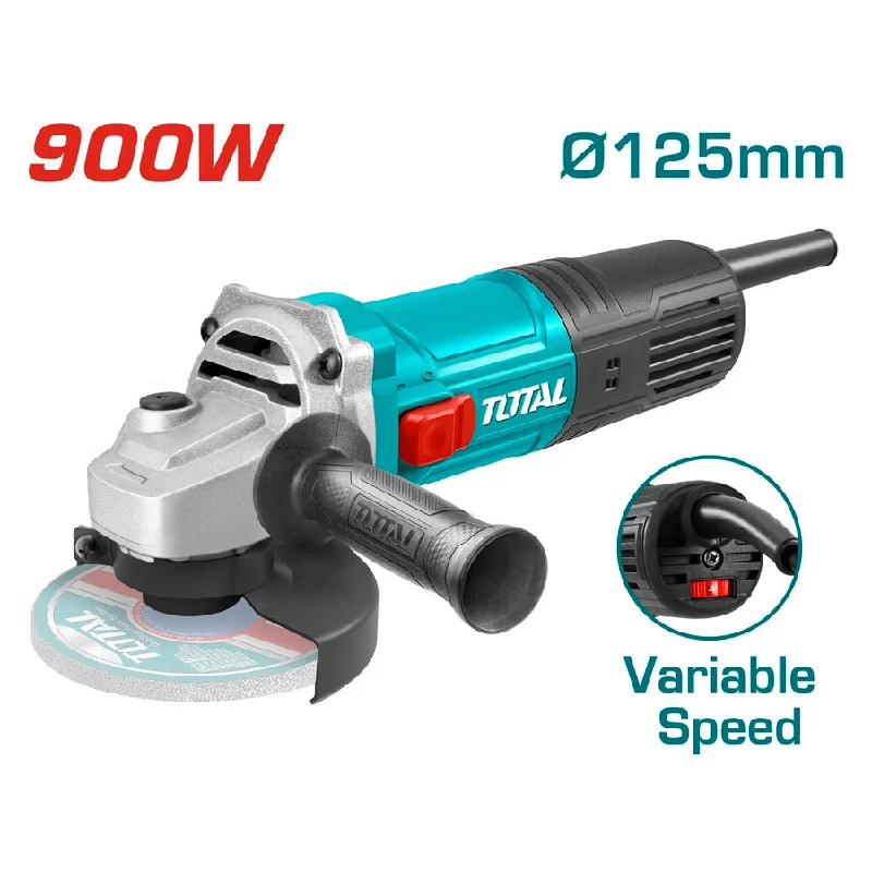 Heavy Duty Angle Grinder for Metal Fabrication-Total Angle grinder 900W125mm TG109125565