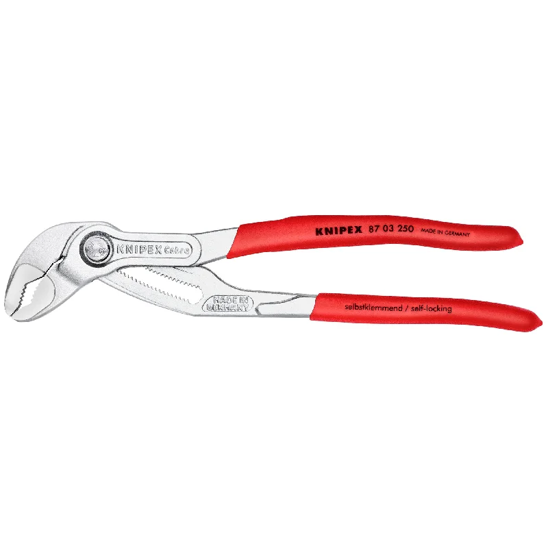 Pliers for Gripping Round or Irregular Shapes-Knipex 87 03 250 10" Cobra® Water Pump Pliers