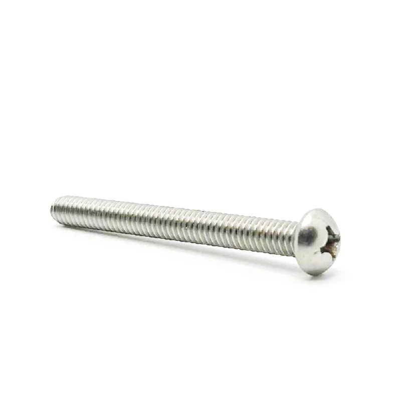 Screws for Installing Electrical Sockets-1/4-20 x 2-1/2in UNC Stainless Steel Phillips Round Machine Screw