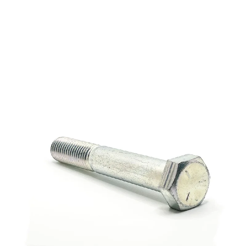 Bolts for Securing Steel Components in Construction-3/4-10 x 5in UNC Grade 5 Hex Cap Screw Clear Zinc