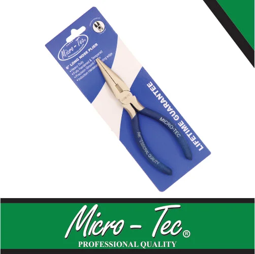 Pliers with Precision Tip for Small Objects-Micro-Tec Pliers Long Nose 150Mm