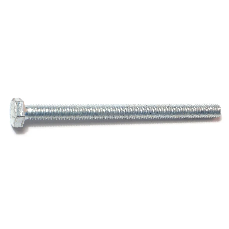 Bolts for Mounting Heavy Equipment-6mm-1.0 x 80mm Zinc Plated Class 8.8 Steel Coarse Full Thread Hex Bolts