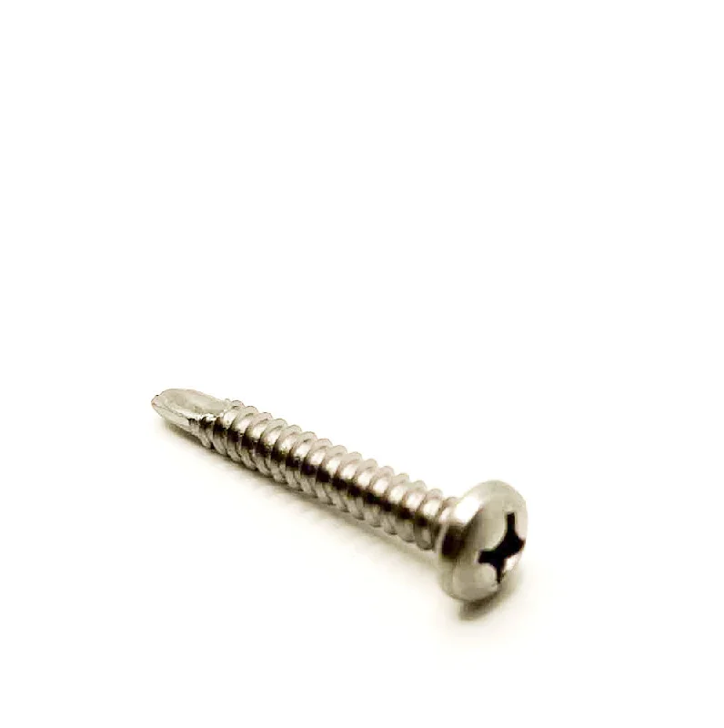 Galvanized Screws for Rust Resistance-#12 x 1-1/2in Phillips Pan Tek Screw Stainless Steel