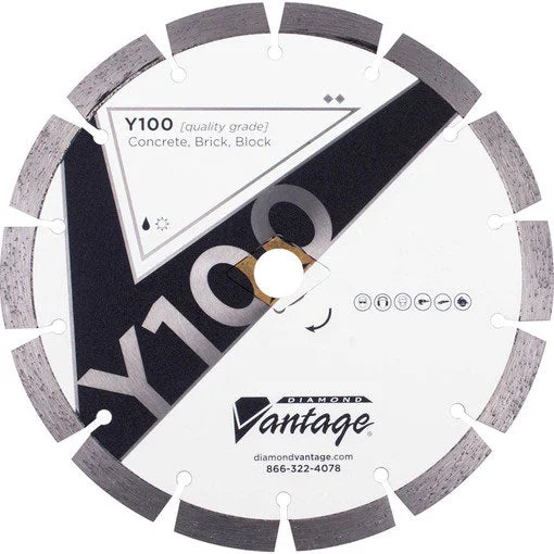 Circular Saw Blades for Fast and Accurate Cuts-Diamond Vantage 4508CDUY1-2 4-1/2" X .080" X 7/8-5/8 General Purpose Segmented Blade