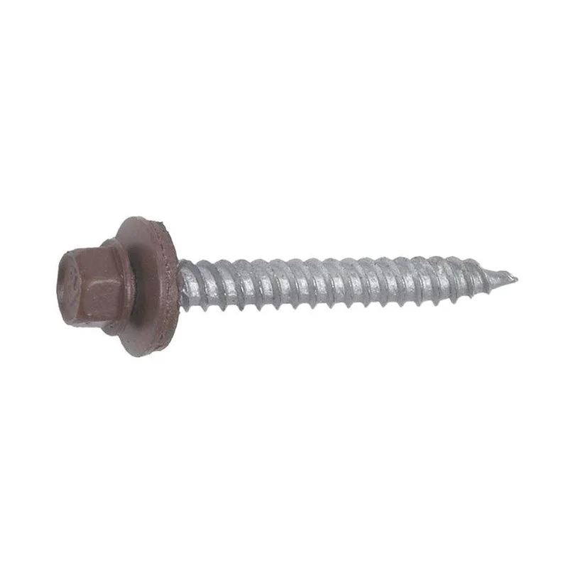 Screws for Outdoor Furniture Assembly-Grip-Rite Pro-Twist No. 9 Sizes X 1 in. L Hex Hex Head Screws w/Washers