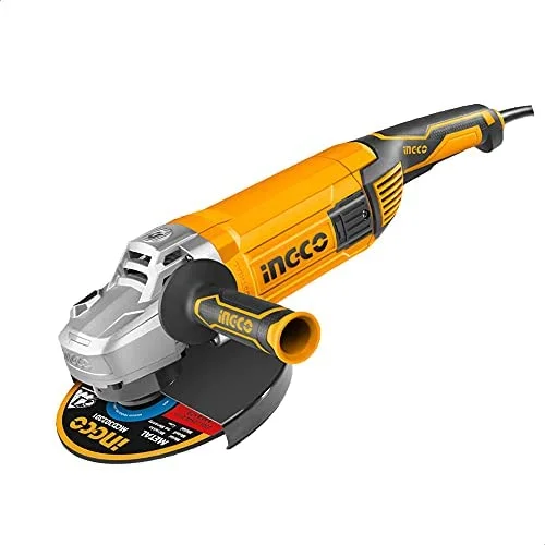 Angle Grinder with Ergonomic Handle for Control-Ingco Angle grinder 2200W 230mm AG220018