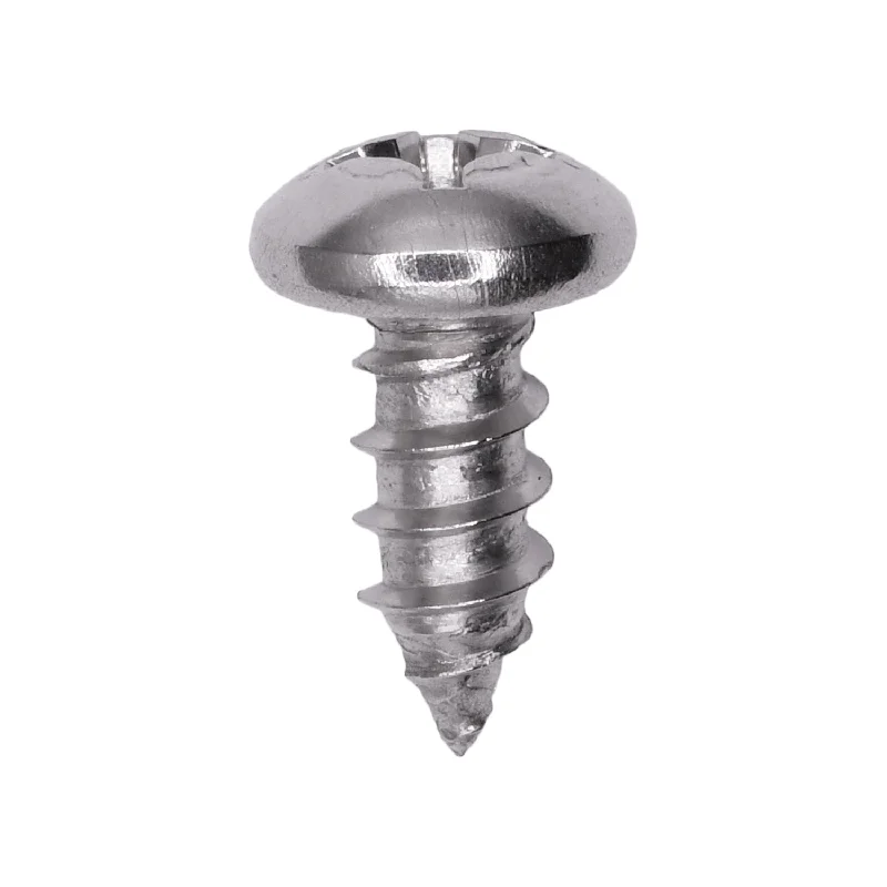 Screws for Fixing Metal Pipes-Auveco # 25600 #14 X 5/8. 18-8 Stainless Phillips Pan Head Tapping Screw Qty. 50