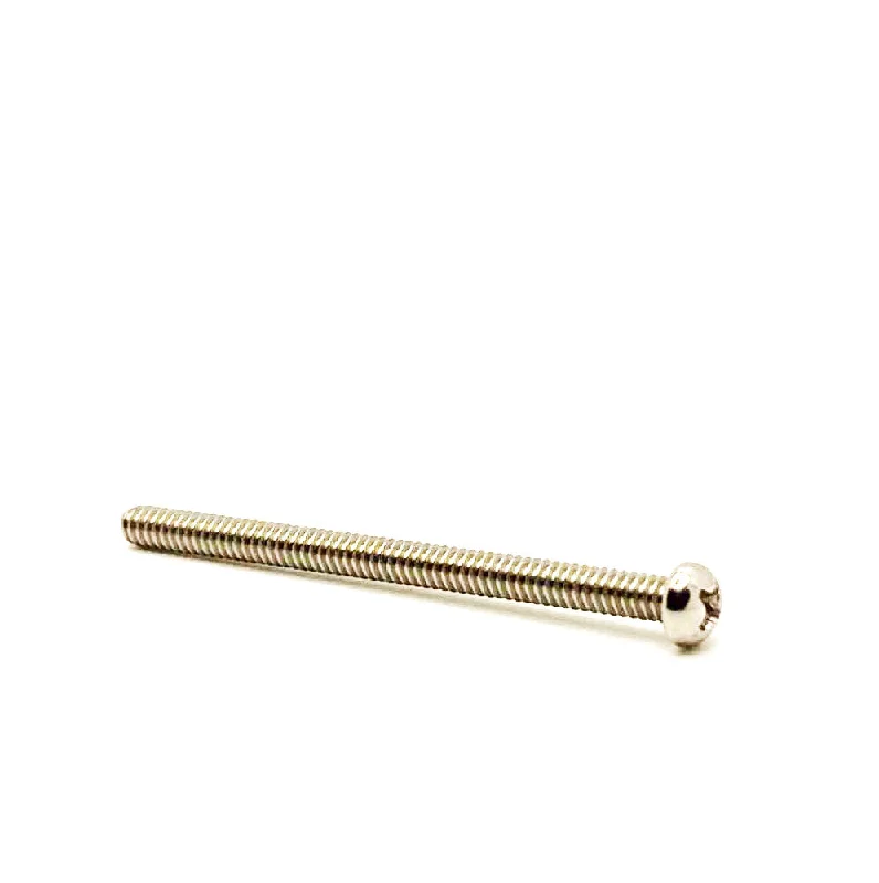 Screws for Installing Flooring-#6-32 x 2in UNC Stainless Steel Phillips Round Machine Screw