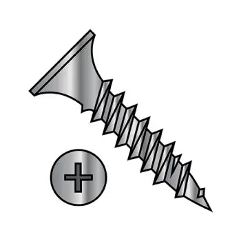 Screws for Fastening Roofing Materials-6-18 x 1-1/4 Phillips Bugle Head Drywall Screw Fine Thread Black Phosphate