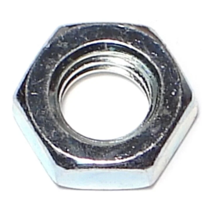 Nuts for Securing Outdoor Signage-7/16"-14 x 25/32" Zinc Plated Steel Coarse Thread Hex Jam Nuts