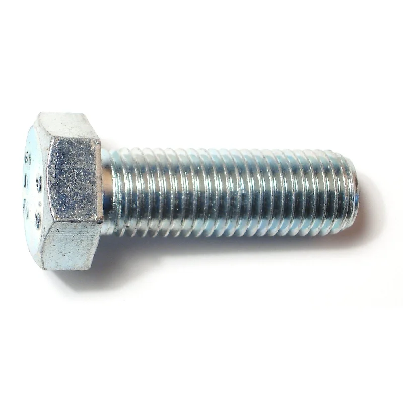 Bolts for Securing Mechanical Parts in Vehicles-20mm-2.5 x 60mm Zinc Plated Class 8.8 Steel Coarse Full Thread Hex Bolts