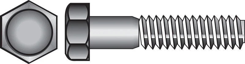 Screws for Building Custom Cabinets-HILLMAN 3/8-16 in. D X 3-1/2 in. L Steel Hex Head Cap Screw 25 pk