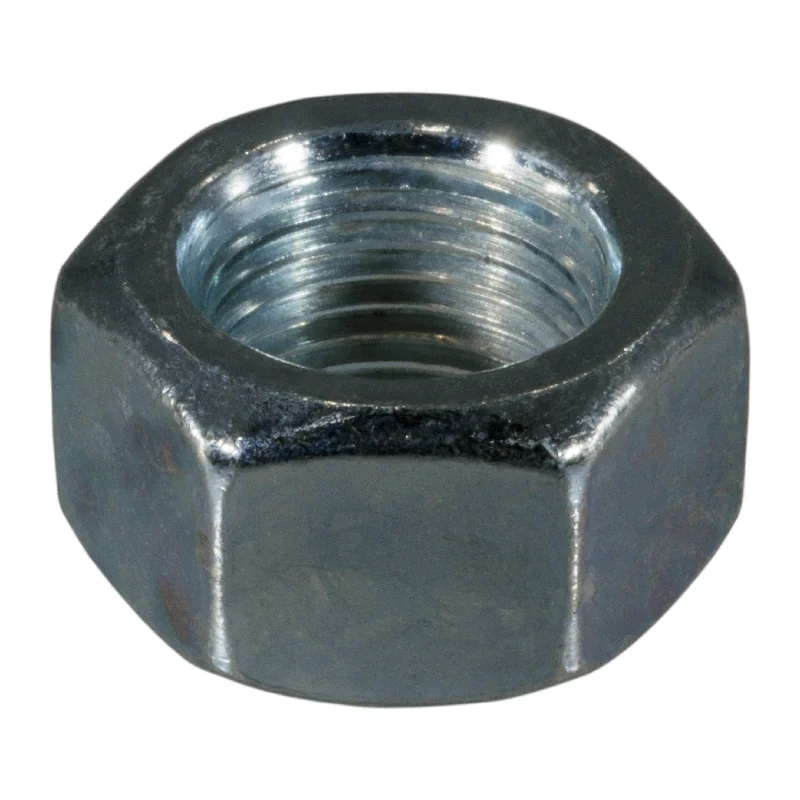 Stainless Steel Nuts for Outdoor Projects-5/8"-18 Zinc Plated Grade 2 Steel Fine Thread Finished Hex Nuts