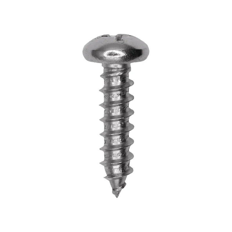 Screws for Securing Roof Tiles-Auveco # 25603 #14 X 1-1/8. 18-8 Stainless Phillips Pan Head Tapping Screw Qty. 25