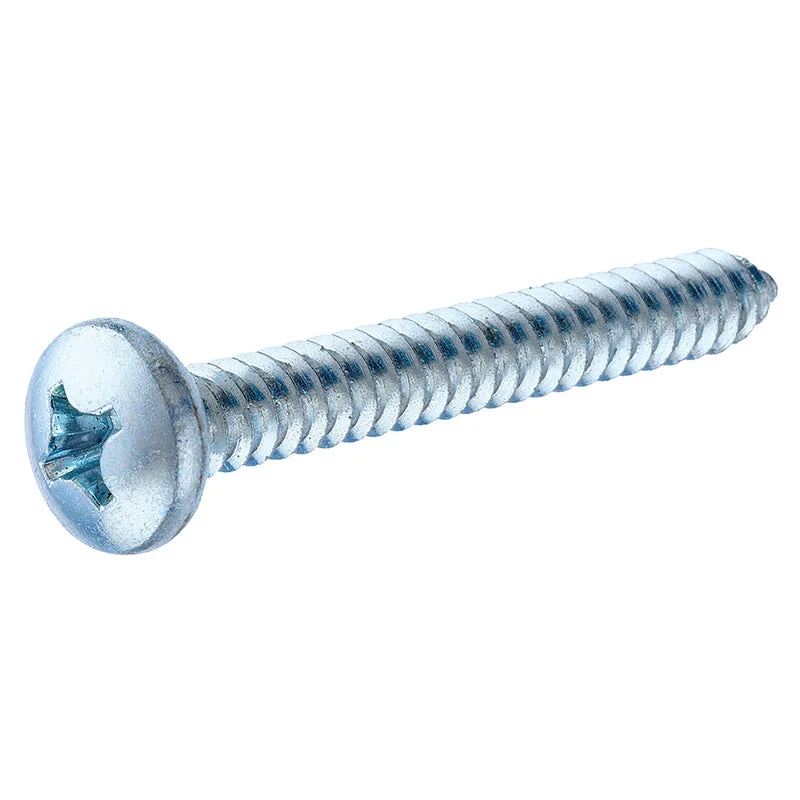 Screws for Securing Outdoor Fixtures-Hillman No. 8 x 2 in. L Phillips Pan Head Zinc-Plated Steel Sheet Metal Screws 6 pk (Pack of 10)