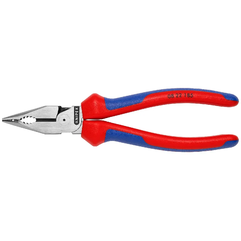 Wire Stripping Pliers for Easy Electrical Work-Knipex 08 22 185 SBA 7 1/4" Needle-Nose Combination Pliers