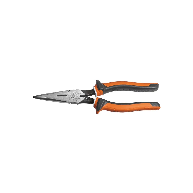 Precision Pliers for Fine Work-Long Nose Side Cutter Pliers, 8-In Slim Insulated - (94-2038EINS)