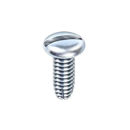 Wood Screws for Tight Threading-Auveco # 5307 1/4"-20 X 5/8" Slotted Pan Head Type F Zinc Thread Cutting Screw. Qty 100.