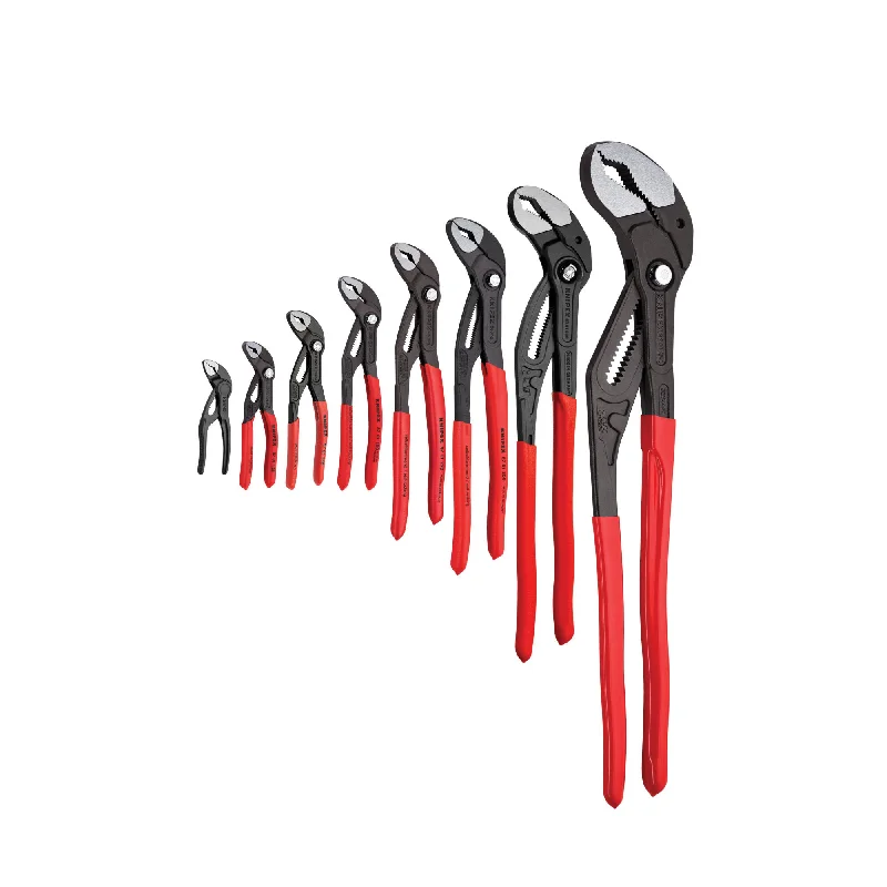 Pliers for Tightening Bolts and Nuts-Knipex 9K 00 80 149 US 8 Pc Cobra® Pliers Set