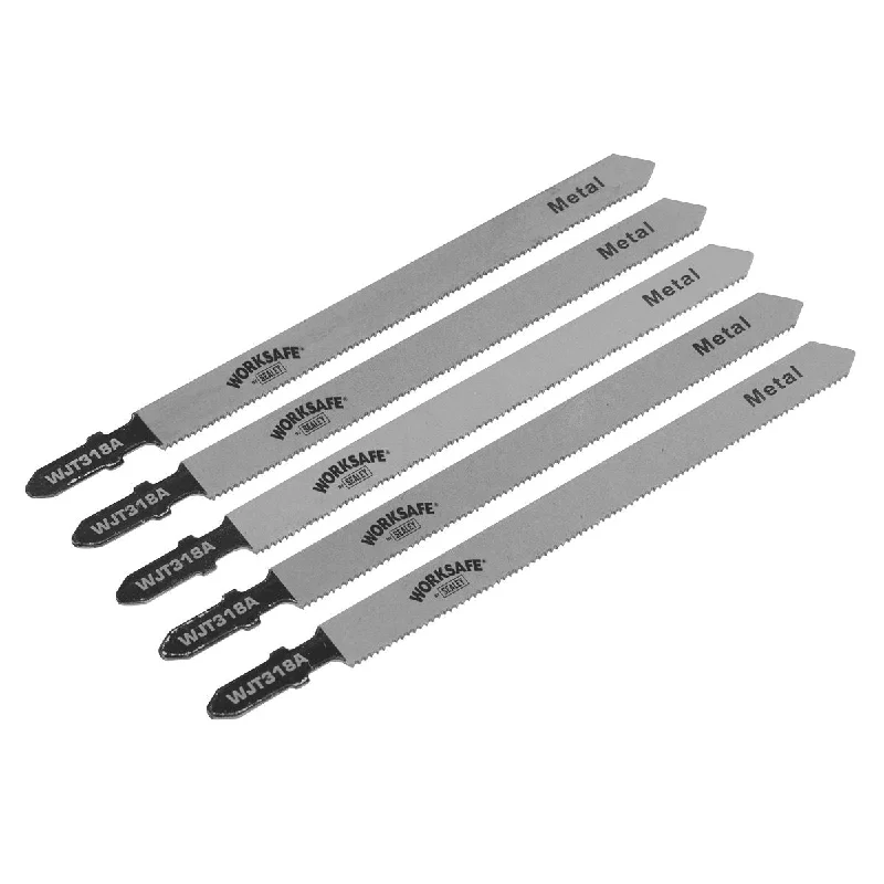 Carbide Saw Blades for Cutting Fiberglass-Sealey Jigsaw Blade Metal 105mm 21tpi - Pack of 5