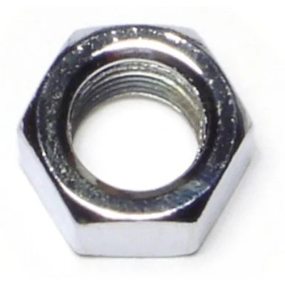 Nuts for Installing Large Fixtures and Fittings-7/16"-20 Chrome Plated Grade 5 Steel Fine Thread Hex Nuts