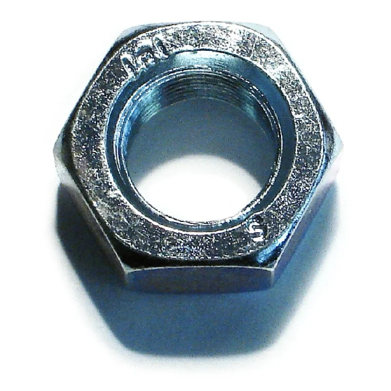 Nuts for Electrical Equipment Mounting-12mm-1.0 Zinc Plated Class 8 Steel Extra Fine Thread Hex Nuts (50 pcs.)