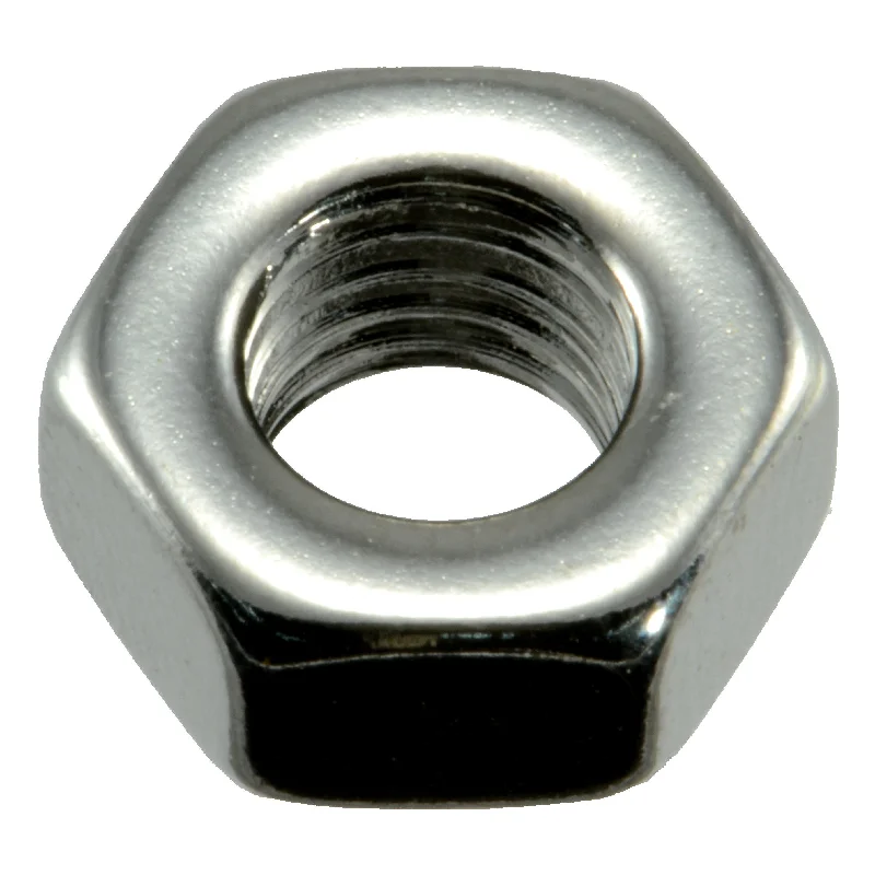 Nuts for Securing Heavy-Duty Equipment-5/16"-24 Polished 18-8 Stainless Steel Grade 5 Fine Thread Hex Nuts